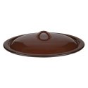 Altom Design Puodas TIESUS 16.6L ØR.30CM AUKŠTIS.25.2CM KREMINAS/TAMSUS CENTRS AR DANGELI