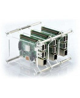 Gravlaser Case designed for Raspberry Pi 4B/3B+/3B/2B, x3, open