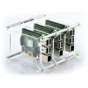 Gravlaser Dėklas, mis on mõeldud Raspberry Pi 4B/3B+/3B/2B jaoks, x3, avatud Gravlaser Dėklas, mis on mõeldud Raspberry Pi 4B/3B+/3B/2B jaoks, x3, avatud