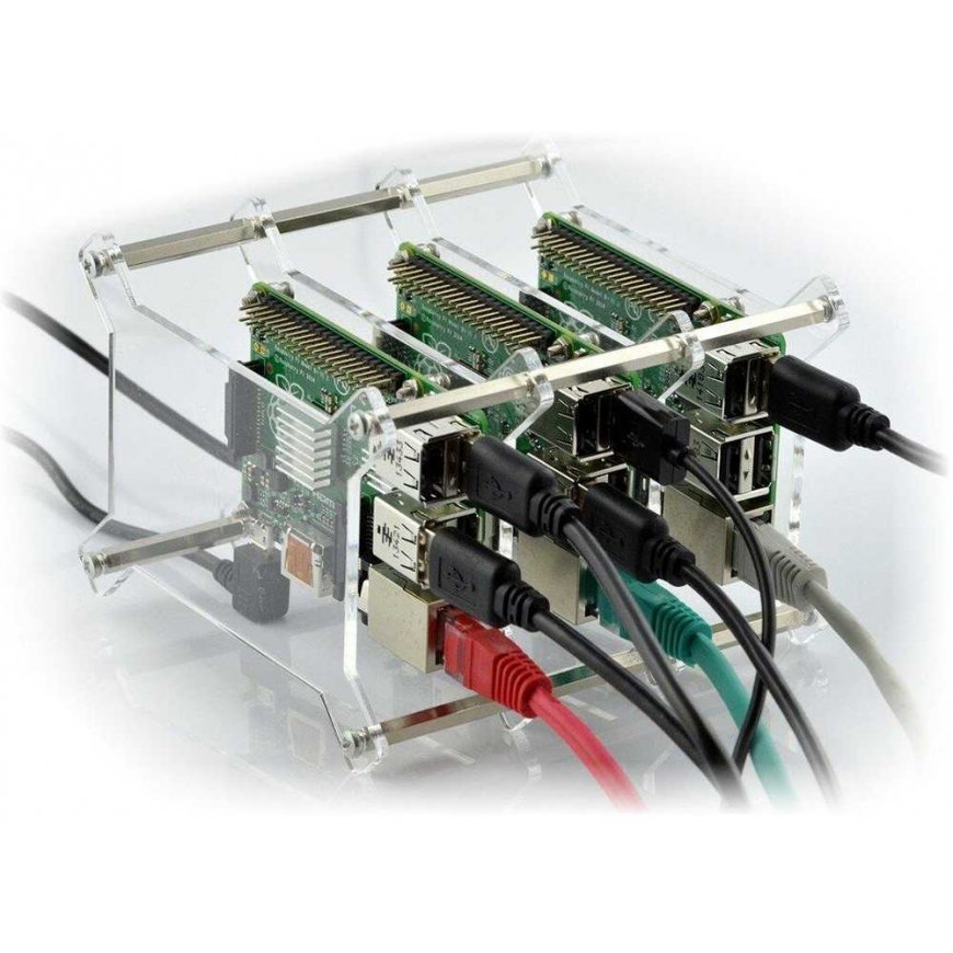 Gravlaser Dėklas skirtas Raspberry Pi 4B/3B+/3B/2B, x3, atviras – 2