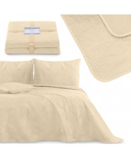 Bedspread AmeliaHome PALSHA 220x240 cm, color: cappuccino