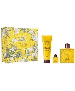 Versace Eros Energy Lahjasetti miehille (EDP, 100 ml + suihkugeeli, 150 ml + EDP, 5 ml)