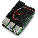 justPi case for Raspberry Pi 5 with two fans - aluminum - black justPi case for Raspberry Pi 5 with two fans - aluminum - black