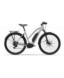 Helkama SE elektrinis dviratis, 48 cm, 10 pavarų, pilkai violetinis
