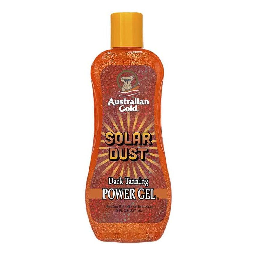 Australian Gold Solar Dust Dark Tanning Power Gel, 237 ml