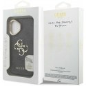 Guess PU 4G metāla logo statīva kameras rāmis, vāciņš, kas paredzēts Apple iPhone 16, melnā krāsā Guess PU 4G metāla logo statīva kameras rāmis, vāciņš, kas paredzēts Apple iPhone 16, melnā krāsā