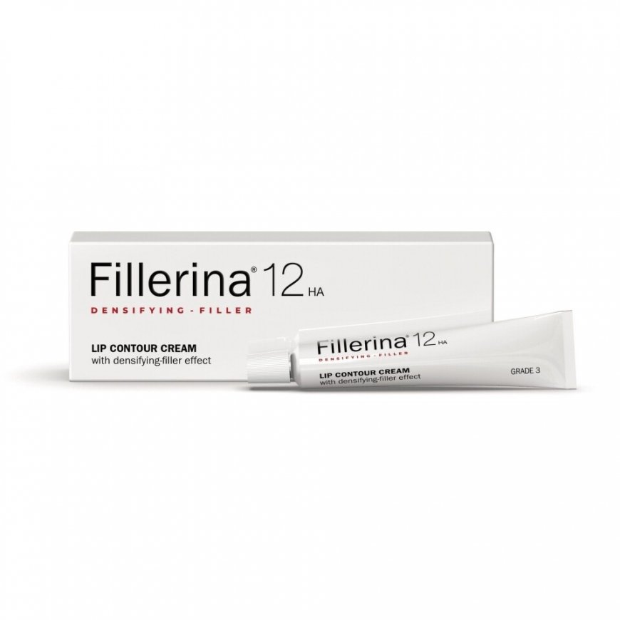 Лабо, Fillerina 12HA Уплотняющий Филлер Градус 3, Увлажняющий и Укрепляющий, Крем, Для Контуров Губ, 15 мл