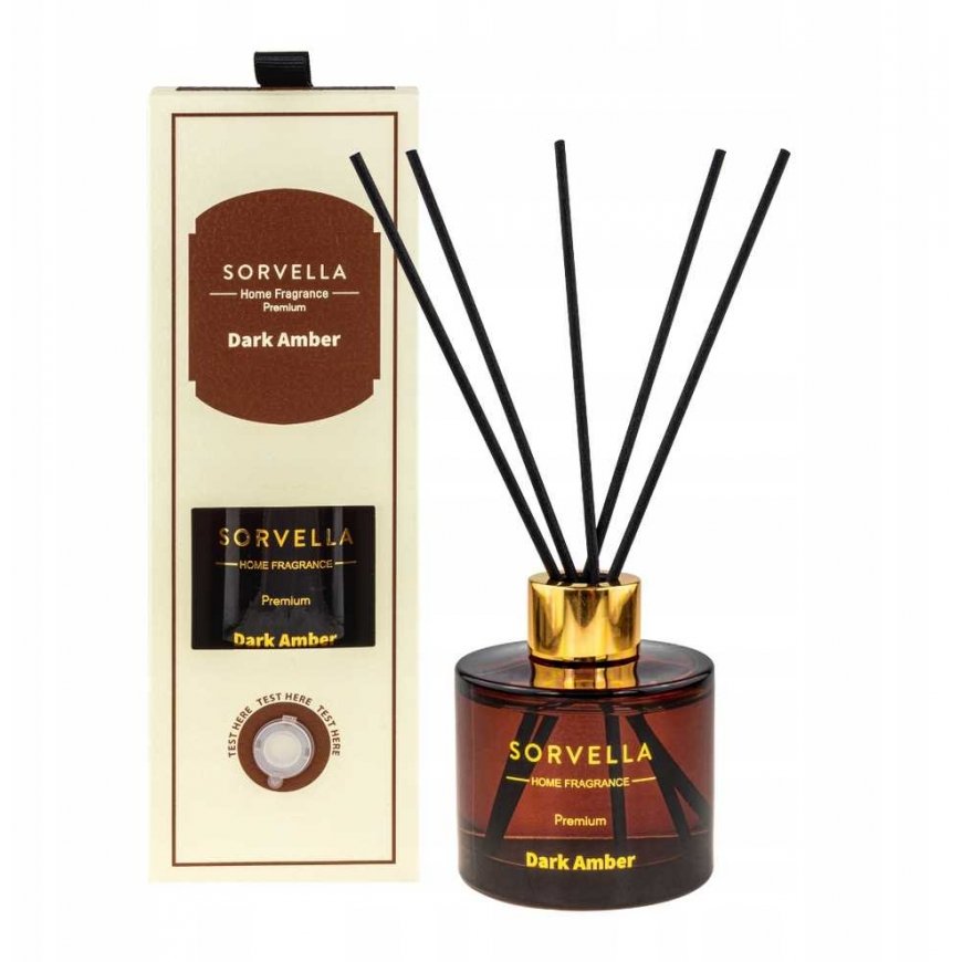 Sorvella Parfyymi La Casa de los Aromas SORVELLA kotidiffuusorin tuoksutankoja "Tumma meripihka" 120 ml