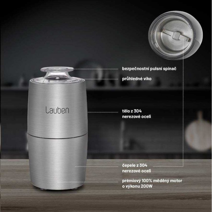 Kavamalė Lauben Grinder 200ST – 4