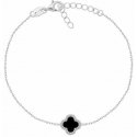 Brilio Silver Silver Bracelet for Women Four-Leaf Clover BRC239WBC Brilio Silver Silver Bracelet for Women Four-Leaf Clover BRC239WBC