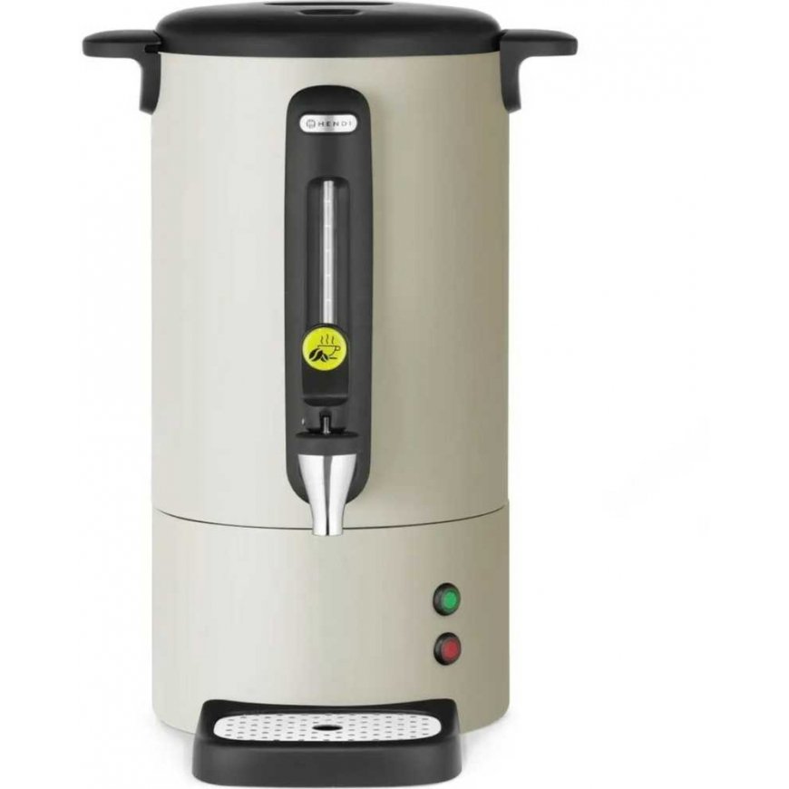 Hendi kettle brewing machine with tap, drip collection tray, 7 l, 1050 W - light gray – 2