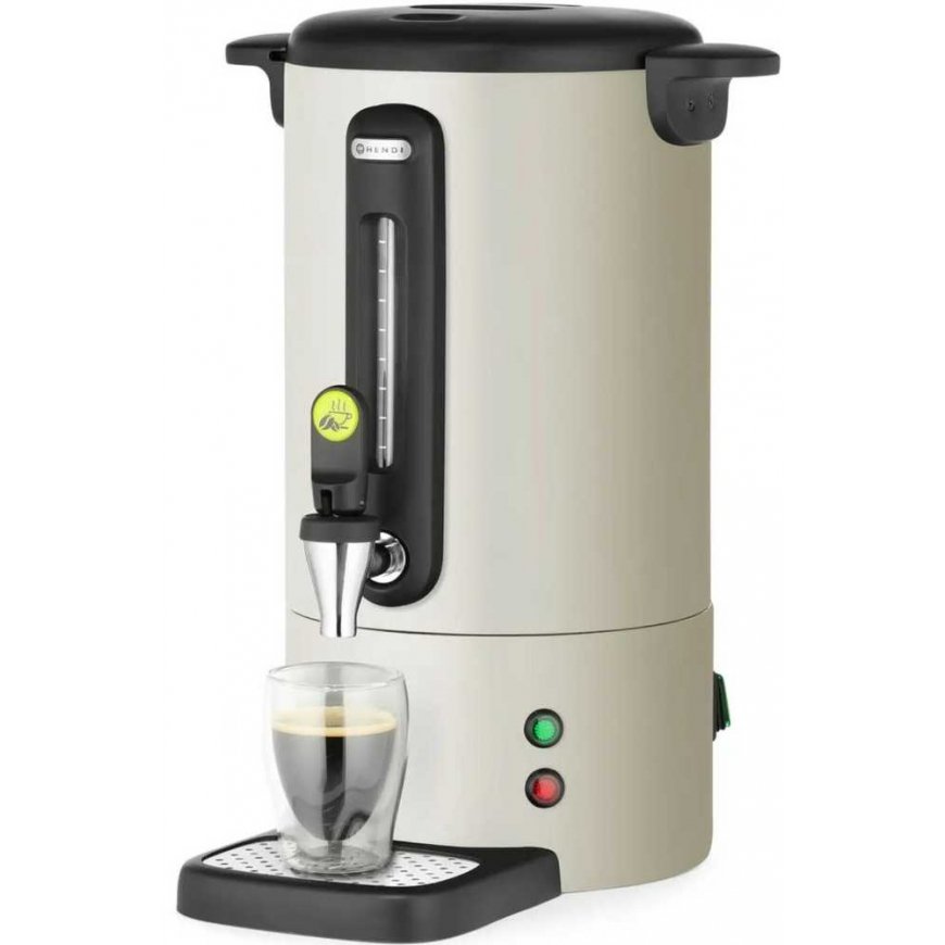 Hendi kettle brewing machine with tap, drip collection tray, 7 l, 1050 W - light gray – 3