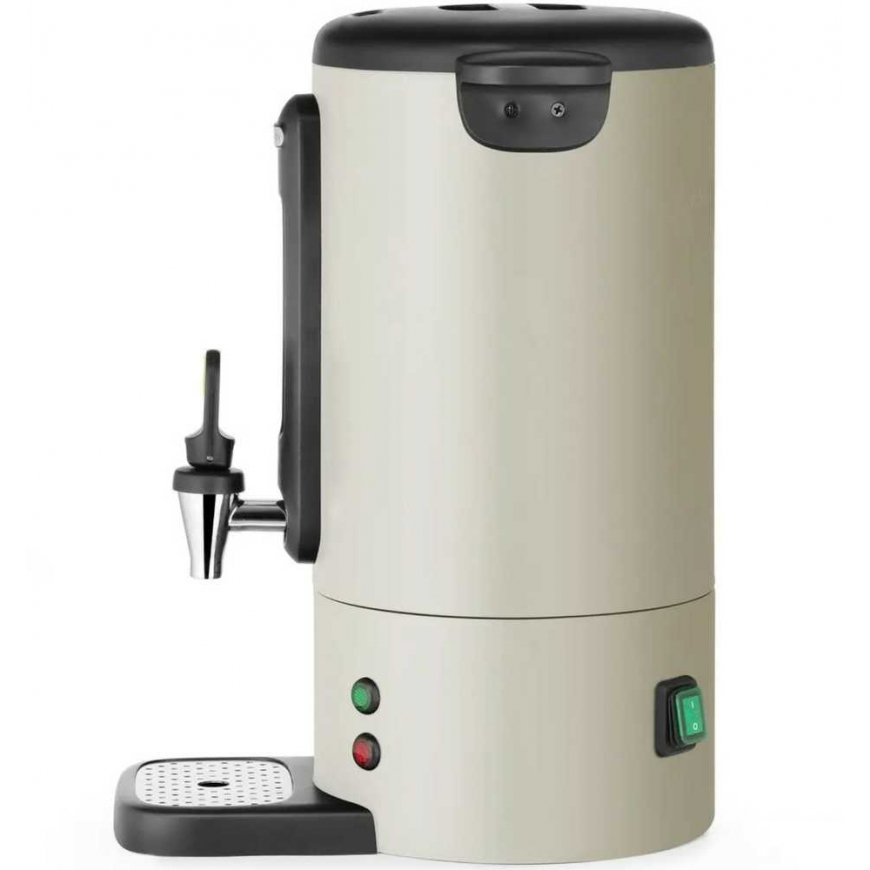 Hendi kettle brewing machine with tap, drip collection tray, 7 l, 1050 W - light gray – 4