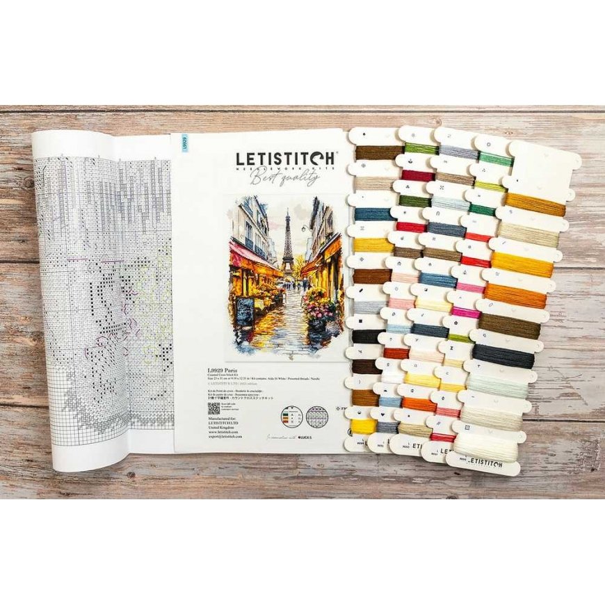 Letistitch Cross Stitch Kit "Paris" 23x31 cm SLETIL9929 – 4