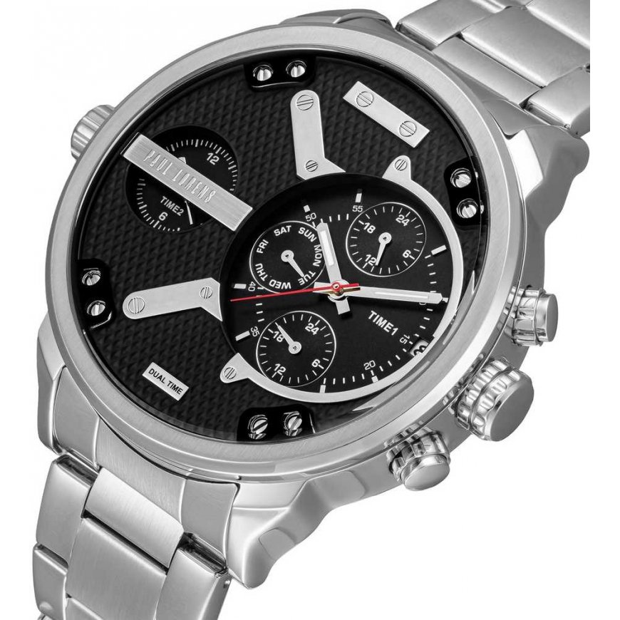 Men's watch PAUL LORENS - PL20021B-1C1 (zg389d) + BOX – 2