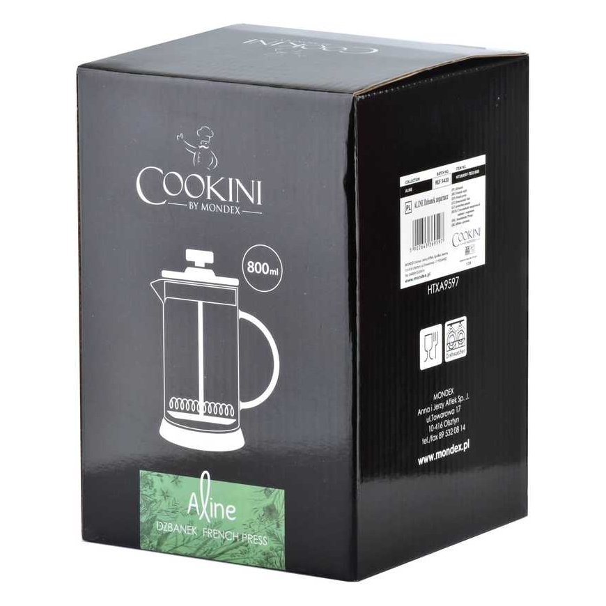 Mondex ALINE Infuser ąsotis 800ml COOKINI 11x13xh18.5cm – 5