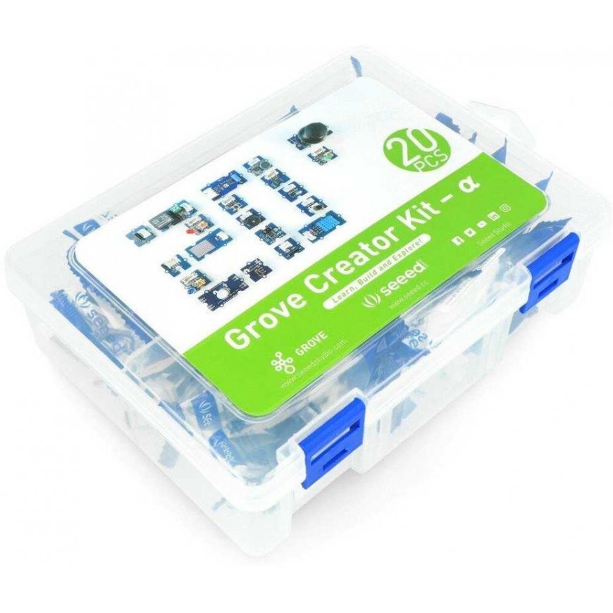 Seeed Studio Grove Creator Kit, Alpha, набор из 20 модулей Grove, предназначенный для Arduino