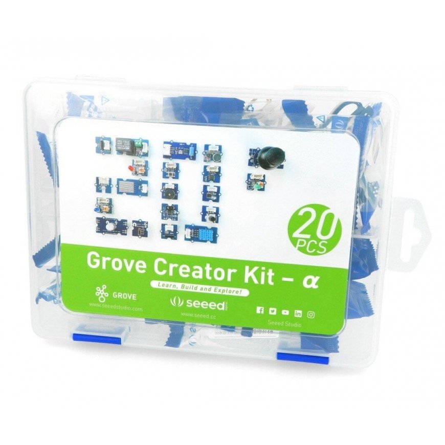 Seeed Studio Grove Creator Kit, Alpha, 20 Grove module set for Arduino – 3