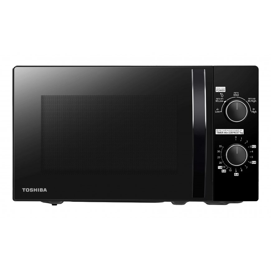 Toshiba MWP-MM20P Juoda Mikrobangų krosnelė be papildomų funkcijų Stalviršis 20 L 1050 W