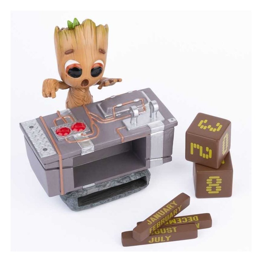 ERIK Marvel Galaktikos sargai Groot Mirties mygtukas 3D amžinasis kalendorius – 2