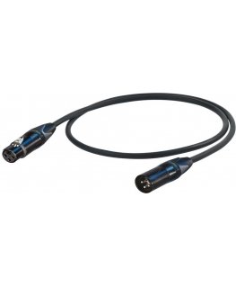 PROEL professional microphone cable, 7m, black