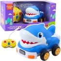 Lean Toys Blue Remote Controlled Car for Toddlers - Shark Lean Toys Blue Remote Controlled Car for Toddlers - Shark