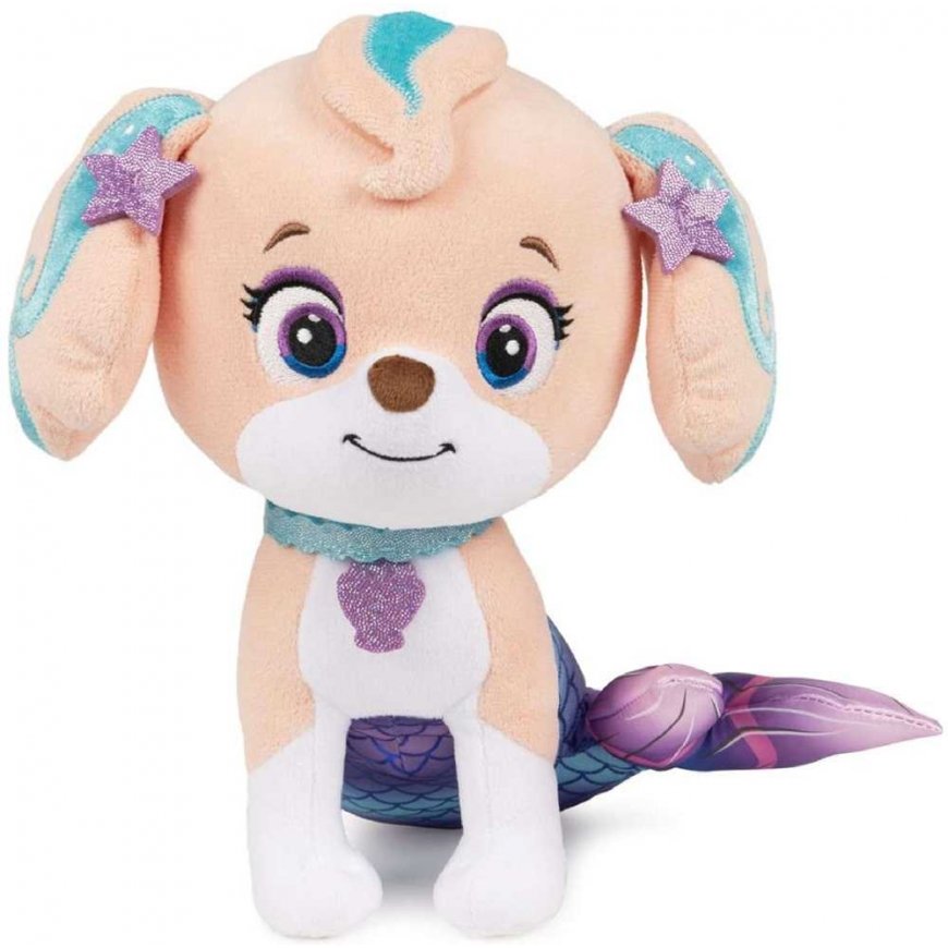 Paw Patrol koralų pūkuotas simbolis Aqua Pups undinė šuo 23 cm Spin Master – 2