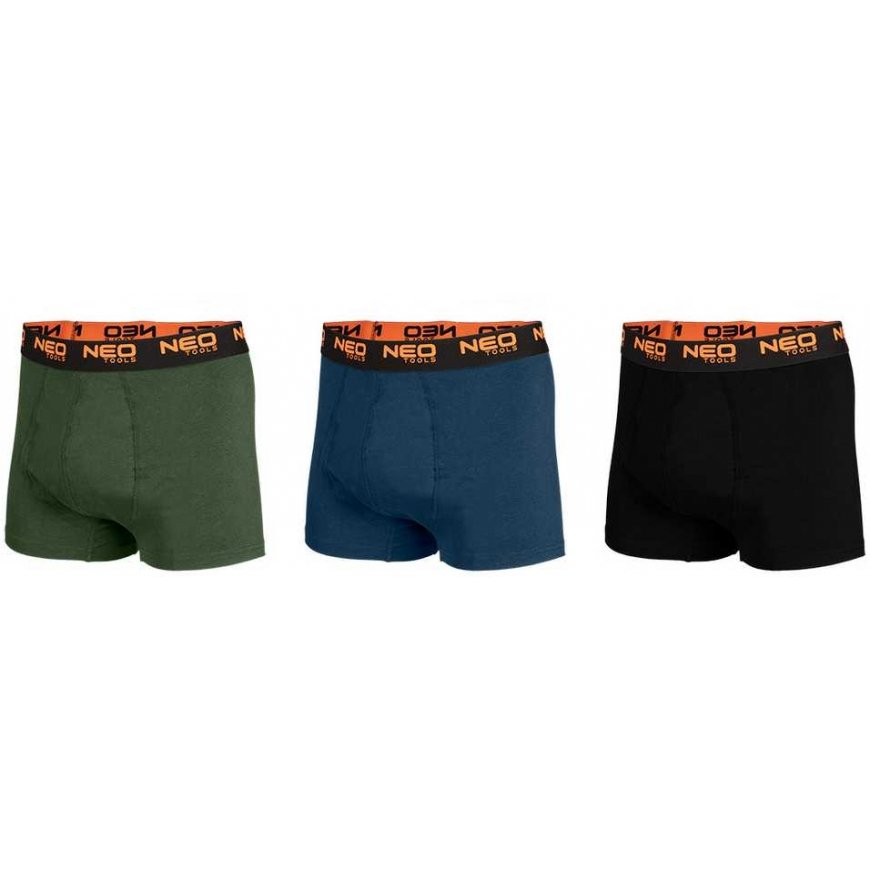 Neo Tools Men's Cotton Boxers, 3 pcs, size M – 2