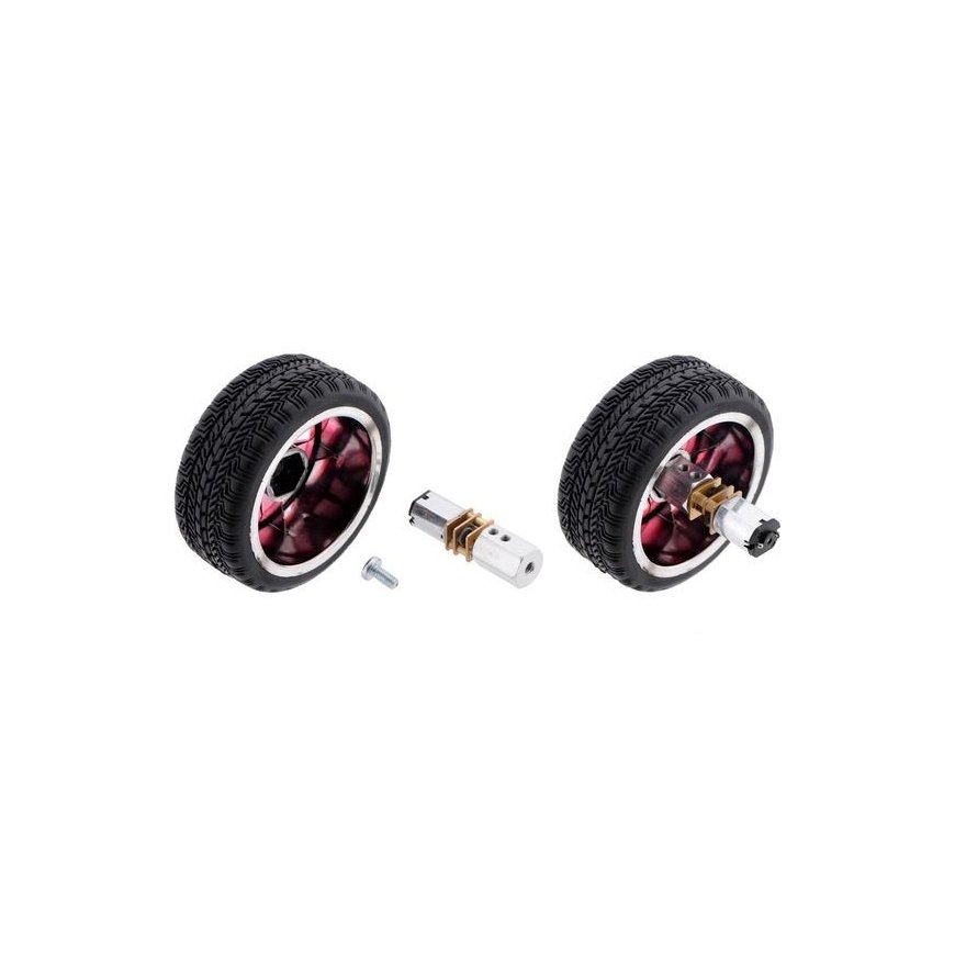 Pololu šešiakampis ratų adapteris 12mm/3mm 2 vienetai – 2