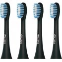 4Swiss Sensitive Clean toothbrush head Black 4 pcs.