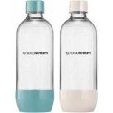 SodaStream JET butelis 2x 1 l, mėlynas/sand SodaStream JET butelis 2x 1 l, mėlynas/sand