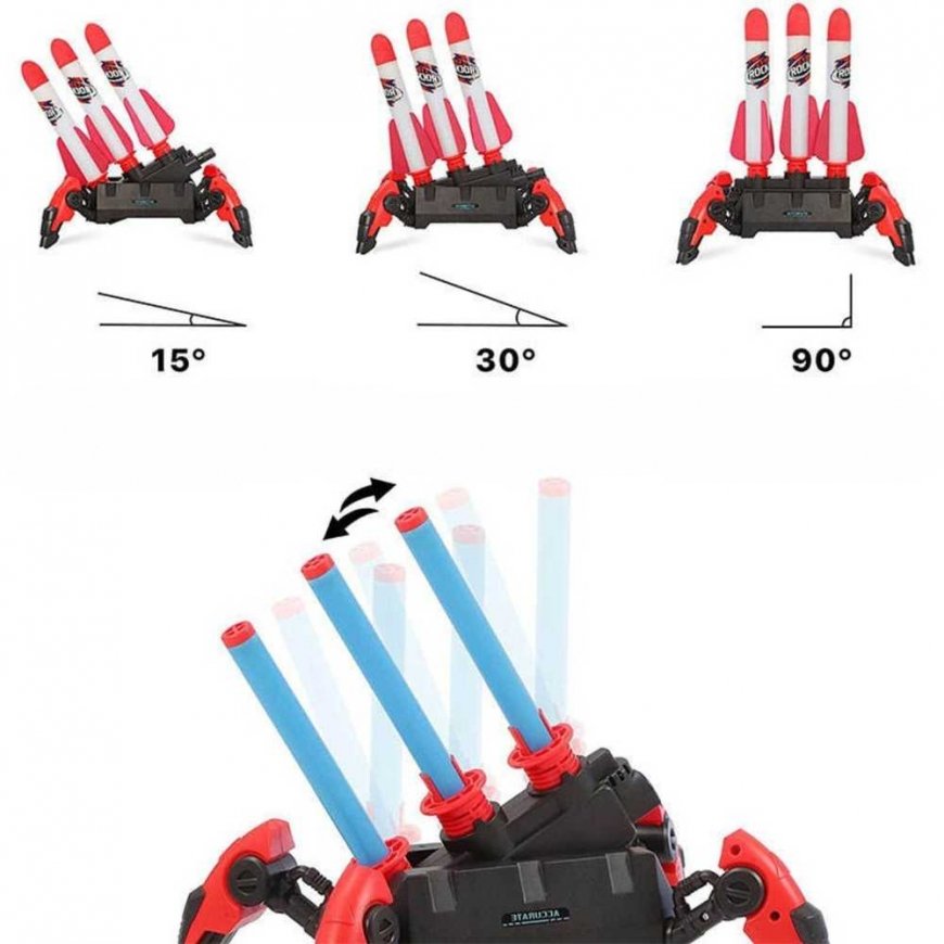 WOOPIE foam rocket launcher, 6 pcs. – 3