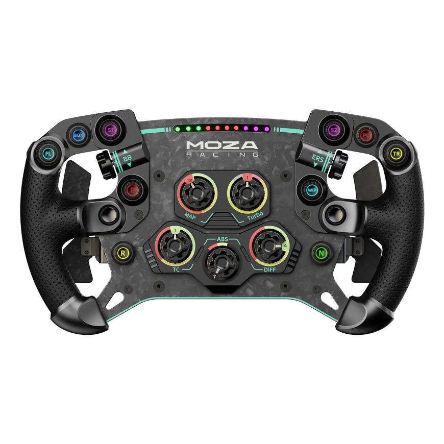 Moza Racing RS056 spēļu kontrolierīce Melns Stūre