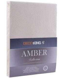 DecoKing Amber Duvet Cover 180-200x200+30 cm, color: cream