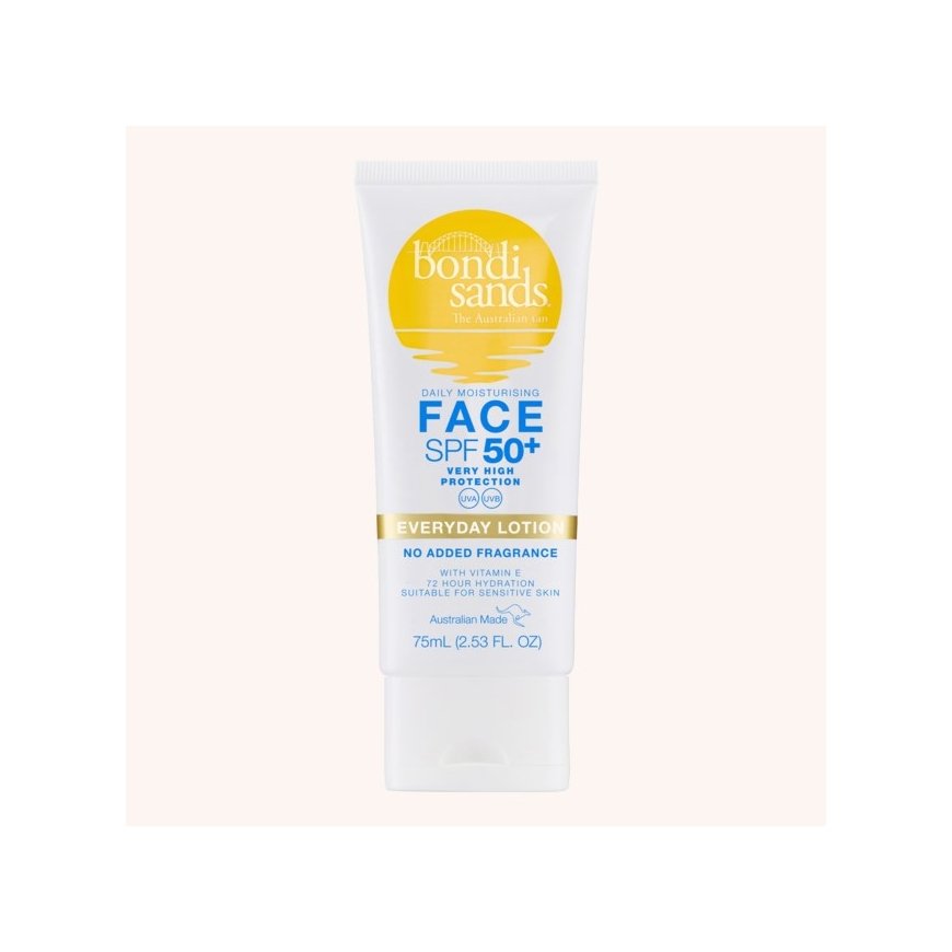 Bondi Sands FACE SPF50+ bez smaržas sejas losjons 75 ml