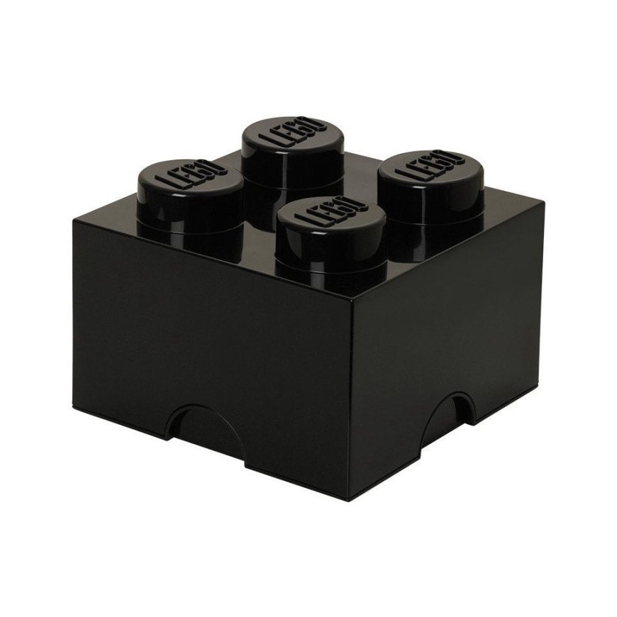 Room Copenhagen LEGO -säilytyslohko 4 musta (musta)