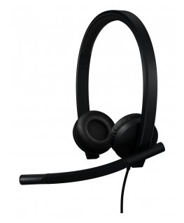 Logitech H570e Kõrvaklapp Juhtmega ühendatud Peavõru Kontor/kõnekeskus USB tüüp A Must