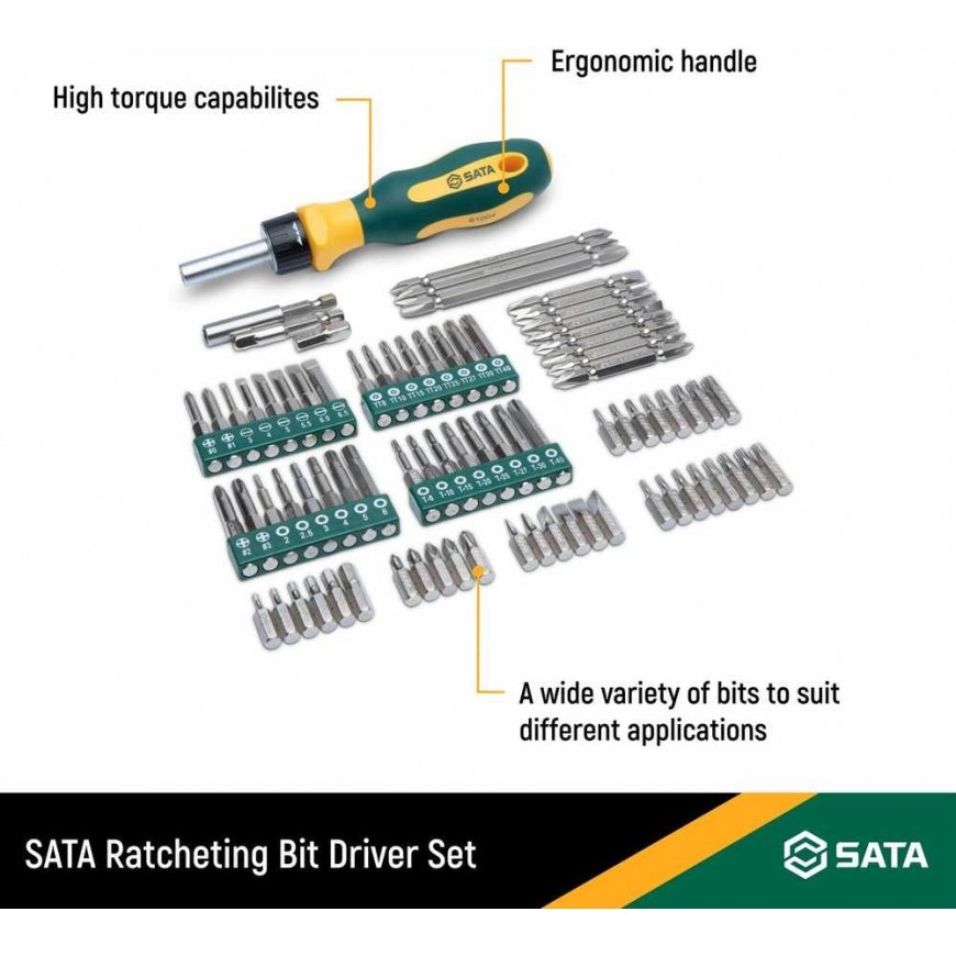 Sata S09326 80-piece bit set