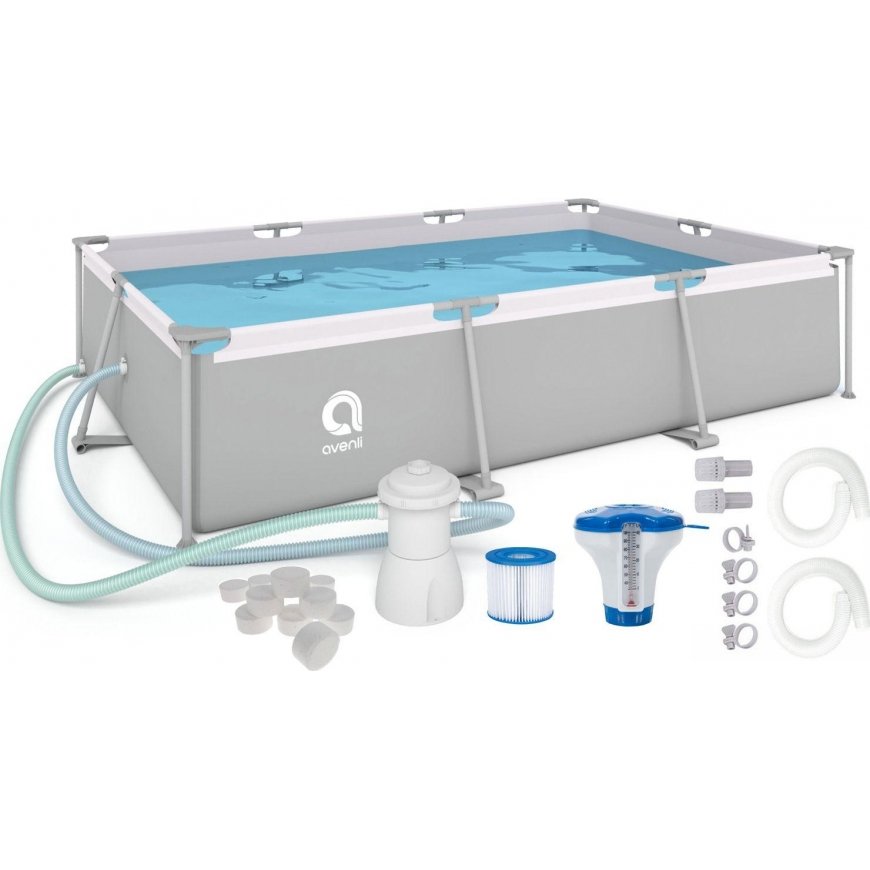 Avenli inflatable pool with filtration pump, 3x2.07x0.65 m, 17771EU – 5
