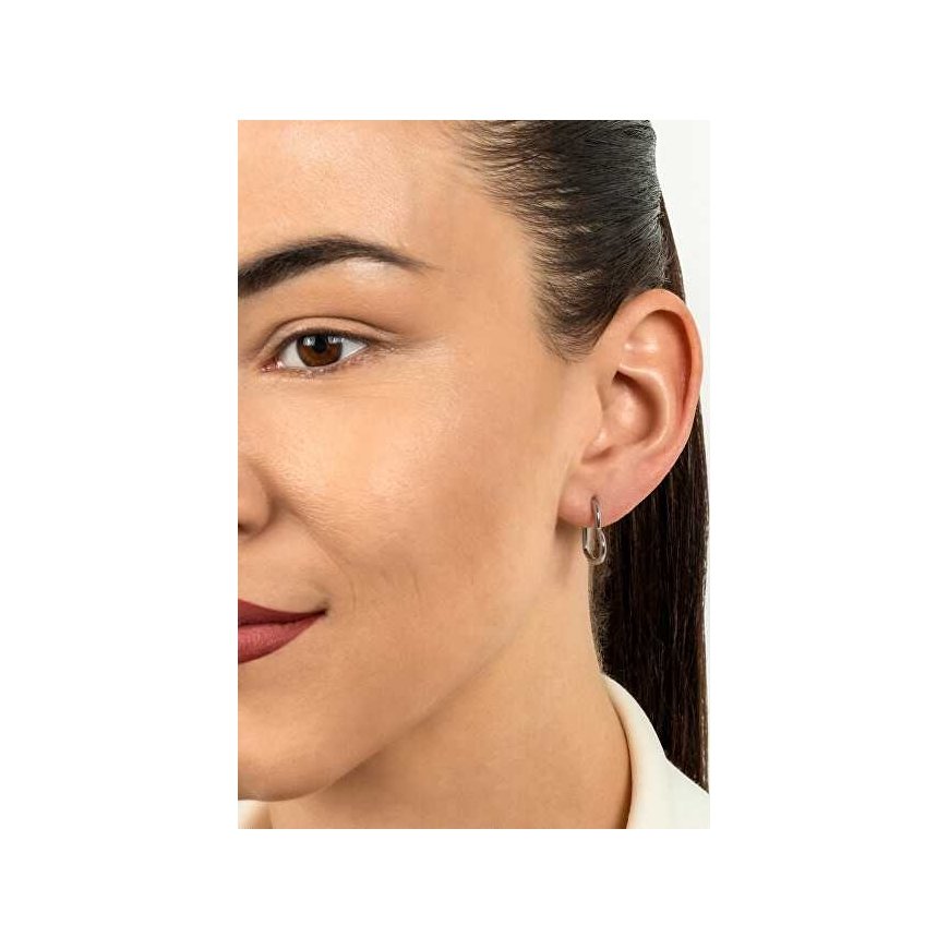 Brilio Silver Romantic gold-plated heart-shaped earrings EA391R – 2