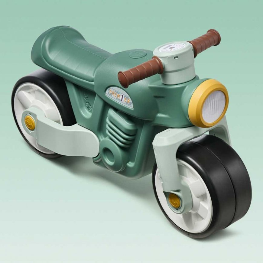 FALK Lastevanker „Quiet Wheels Motor Premier1er Retro Roheline“ 12+ – 2