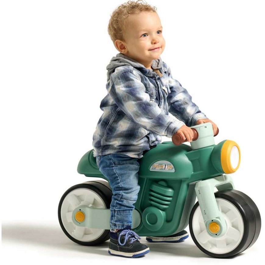 FALK Lapsille tarkoitettu vaunu "Quiet Wheels Motor Premier1er Retro Vihreä" 12+ – 4