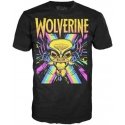 Funko Set figure POP & Tee Marvel Wolverine Black Light Funko Set figure POP & Tee Marvel Wolverine Black Light