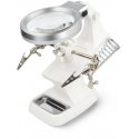 OEM Holder with x3 magnifying glass and LED lighting - third hand OEM Holder with x3 magnifying glass and LED lighting - third hand