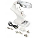 OEM Holder with x3 magnifying glass and LED lighting - third hand OEM Holder with x3 magnifying glass and LED lighting - third hand