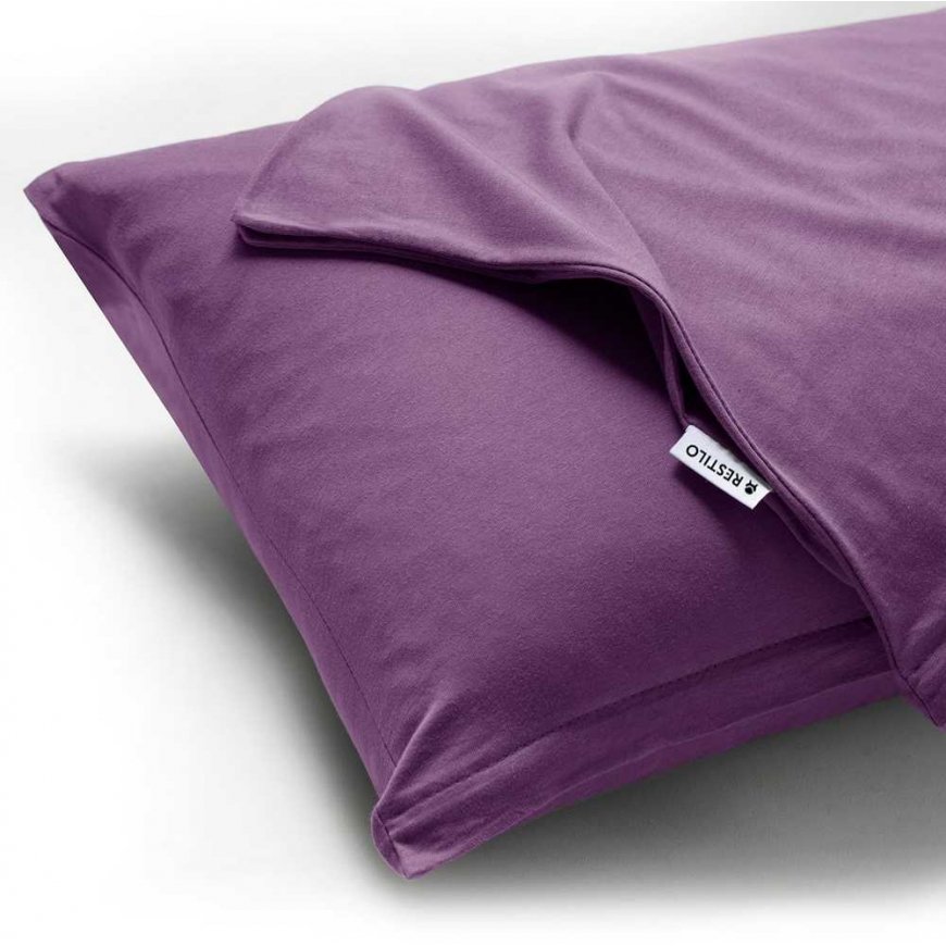 Dzintara dekoratīvais spilvena pārvalks GINTARO krāsā violetā stilā klasiskā materiāla veids - tekstila džersis 40x145 DecoKing – 3