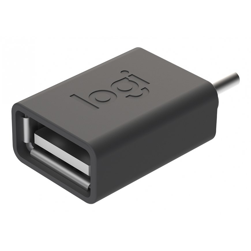 Logitech 956-000005 гендерный адаптер USB C USB A Графит