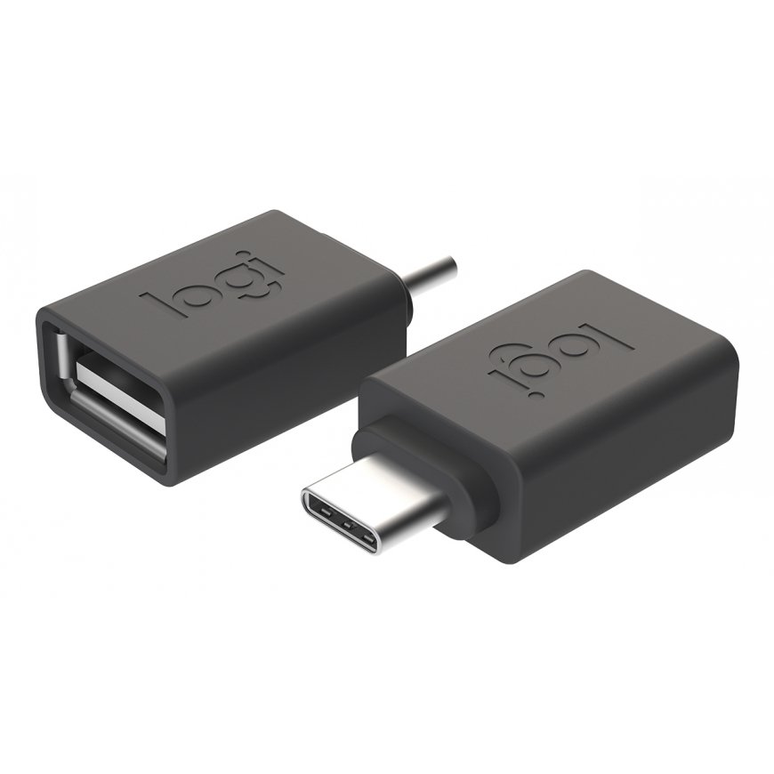 Logitech 956-000005 kabeļu spraudņu pāreja USB C USB A Grafīts – 3
