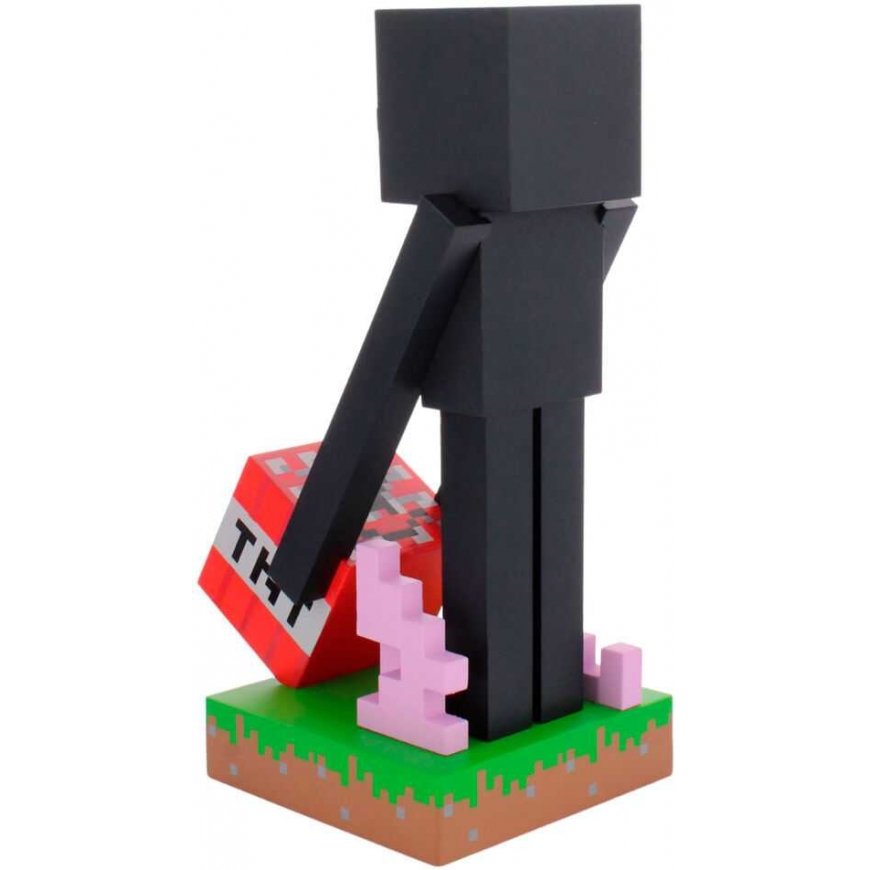 Izsmalcināta spēļu Minecraft Enderman kabeļu puisis 20cm – 3