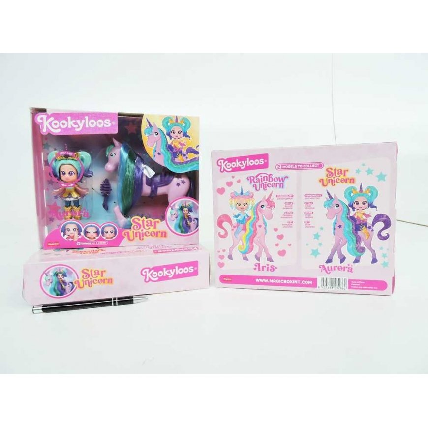 Figuur Magic Box KOOKYLOOS Star Unicorn, figuurid – 3